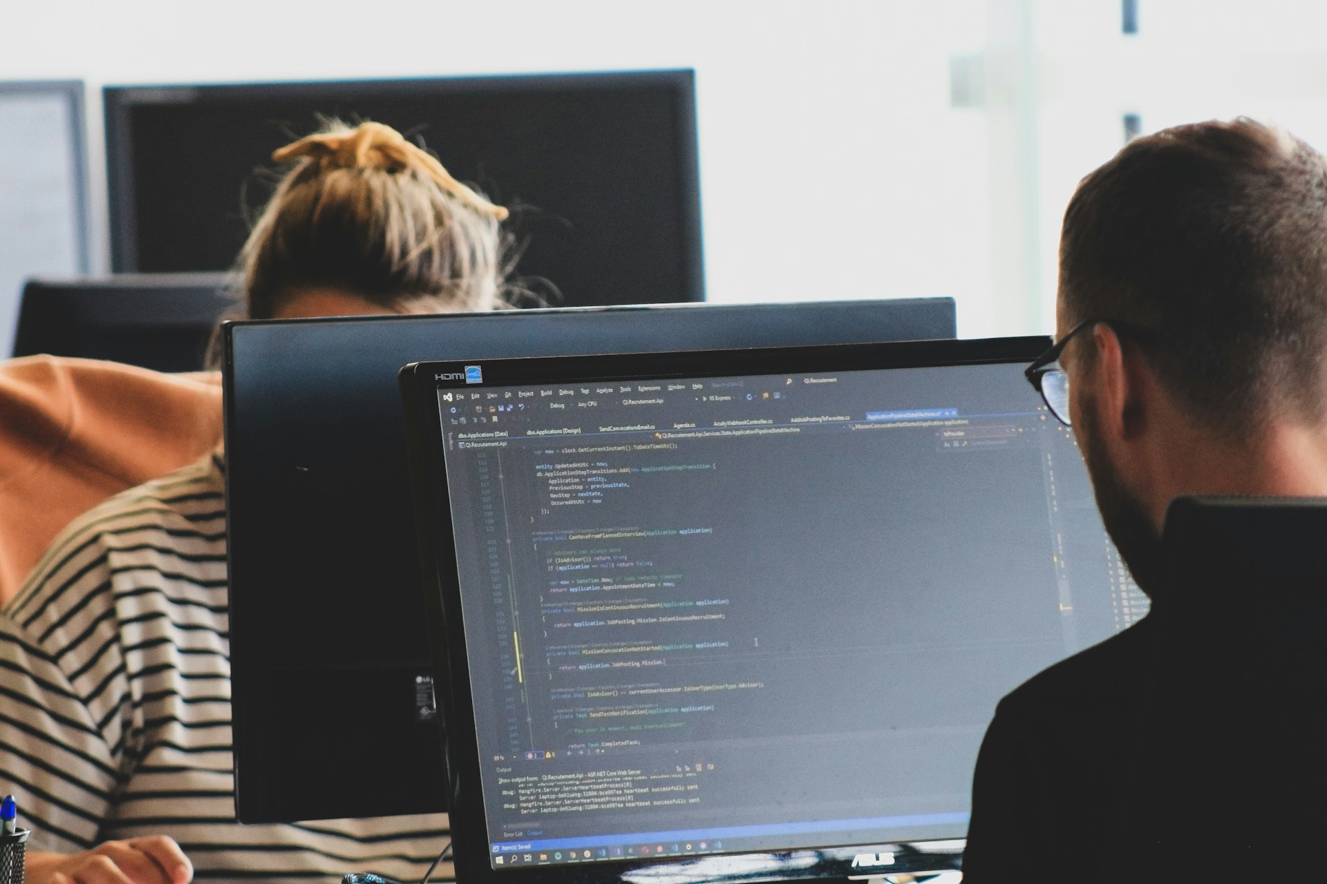 SAP specialists collaborating on custom application development and enterprise integration